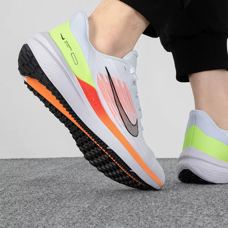 Giày Nike Air Winflo 9 'White Black Total Orange' DD6203-100 - Ảnh 5