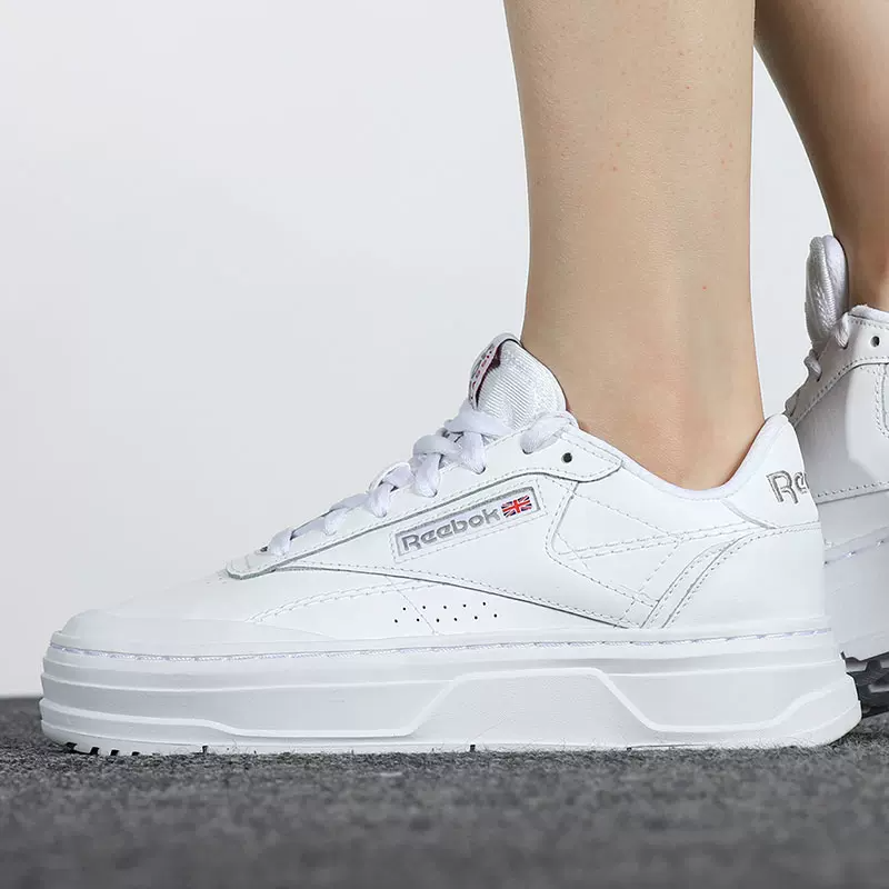 Giày Reebok Club C Double GEO 'White' GW0223 - Ảnh 4