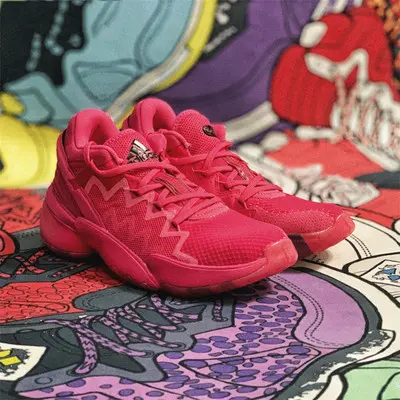 Alternative view of Giày Adidas Crayola x D.O.N. Issue #2 GCA 'Crayon Pack Power Pink' FW9039