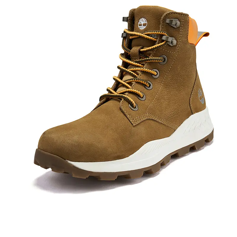 Giày Timberland Boots Brooklyn 6 Inch Wheat Nubuck Camel A2DSZ - Ảnh 4