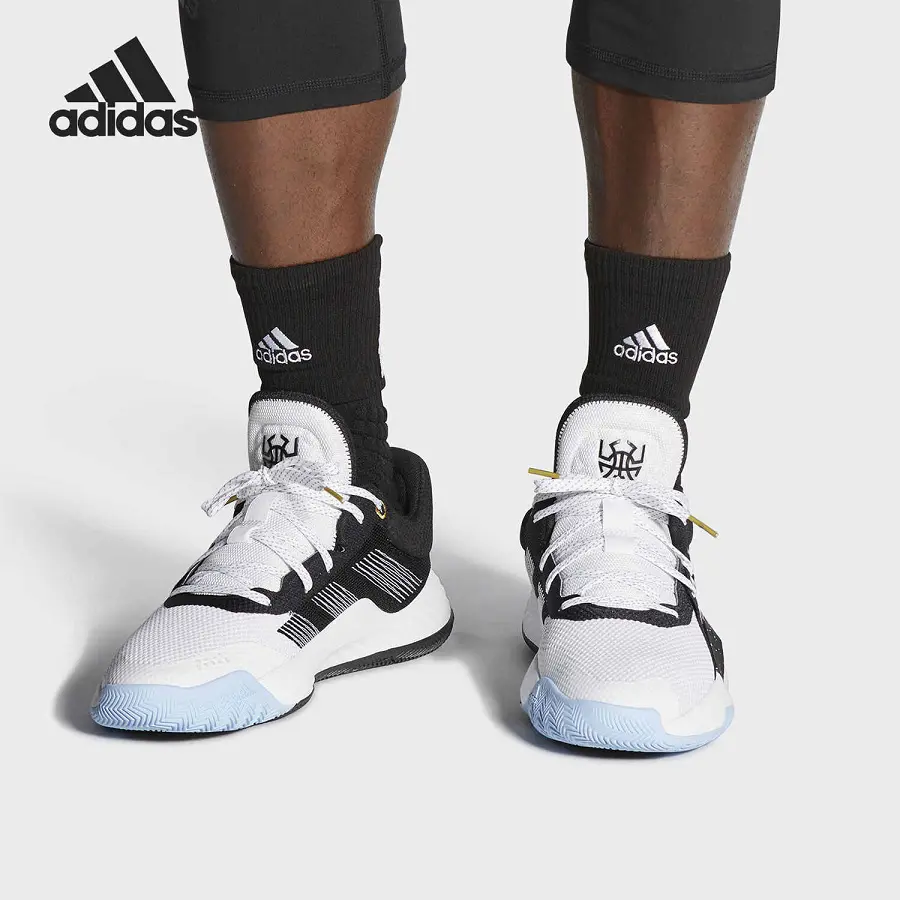Alternative view of Giày Adidas D.O.N Issue #1 'White Black' FV6138
