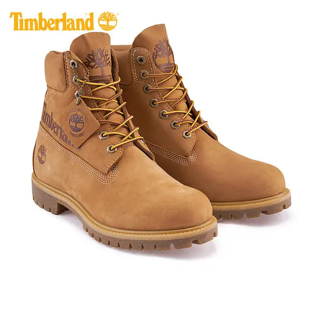 Giày Timberland Men's 6-Inch Premium Waterproof Wheat Nubuck Boot A1URV - Ảnh 4