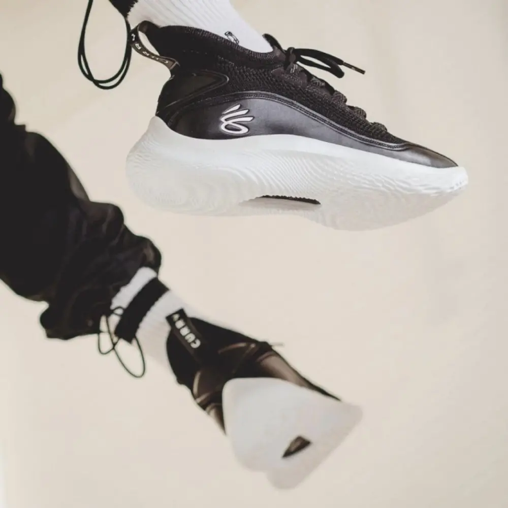 Giày Under Armour Curry Flow 8 'Black White' 3023085-002 - Ảnh 5