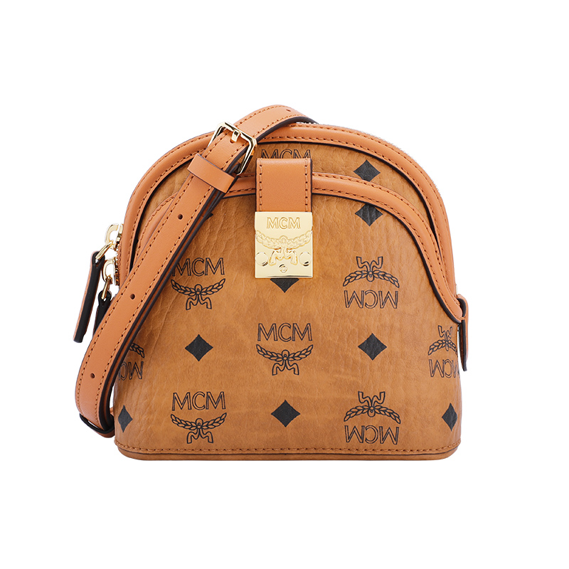 Túi MCM Mini Anna Crossbody In Visetos 'Cognac' MWRBSNN01CO001