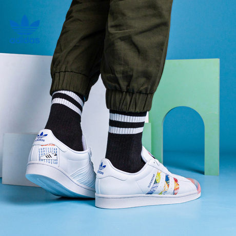 Giày Adidas Superstar 'Multi Logo' GX2717 - Ảnh 6