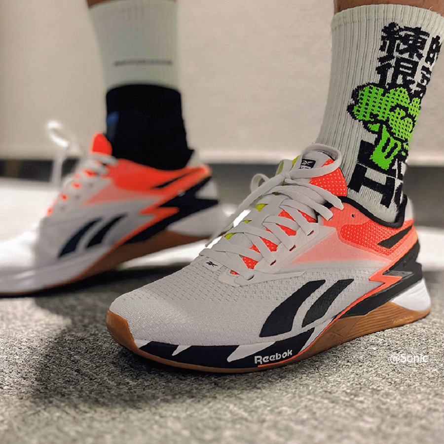 Giày Reebox Nano X3 'Yellow Orange Mismatched' HP6073 - Ảnh 2