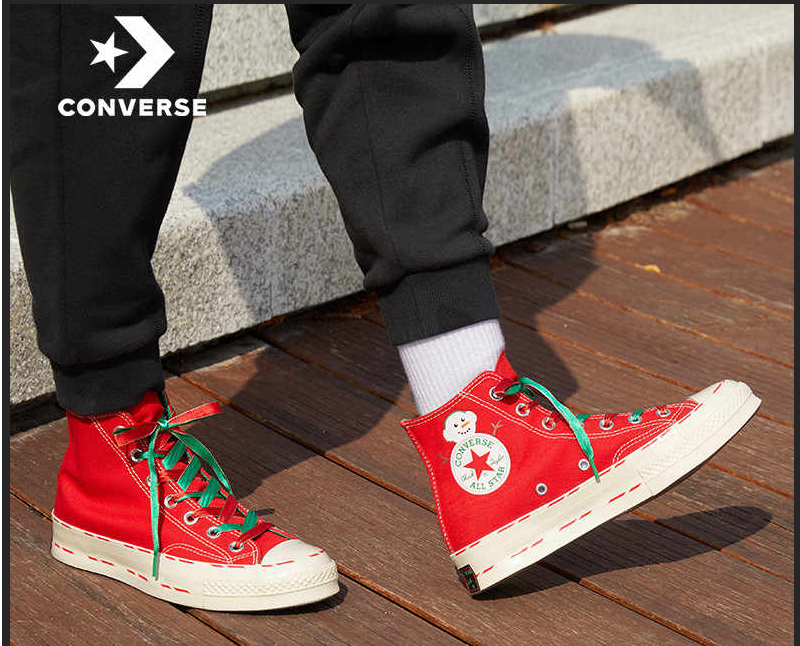 Giày Converse Chuck Taylar All-Star Christmas 'Red Green' A04281C - Ảnh 2