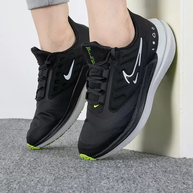 Giày Nike Wmns Air Winflo 9 Shield 'Black White Volt' DM1104-001 - Ảnh 4