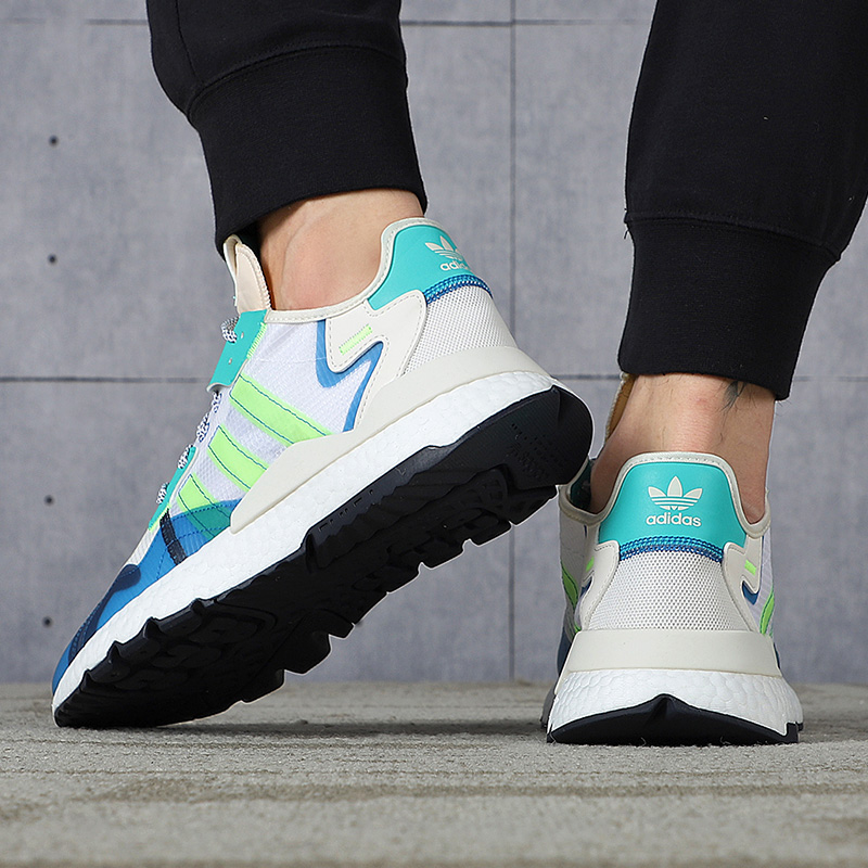 Giày Adidas Nite Jogger Marathon 'Blue Neon' FY3095 - Ảnh 6