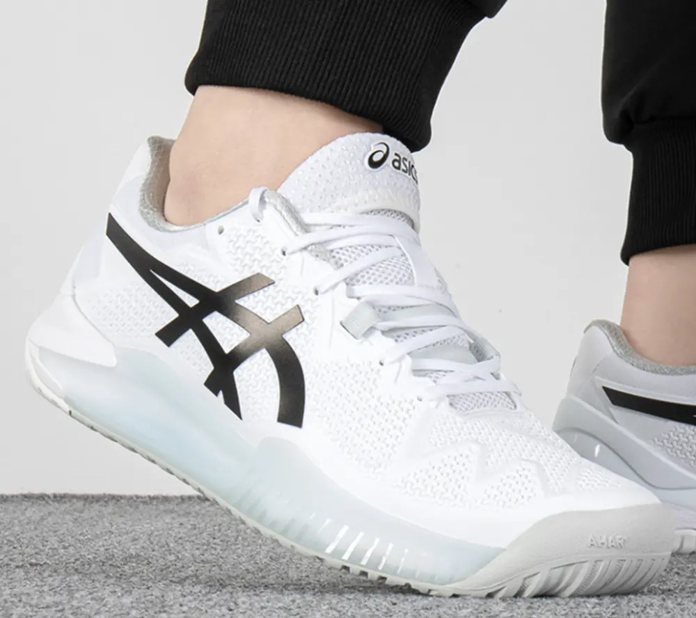 Alternative view of Giày Tennis Asics Gel Resolution 8 'White Black' 1041A079-101