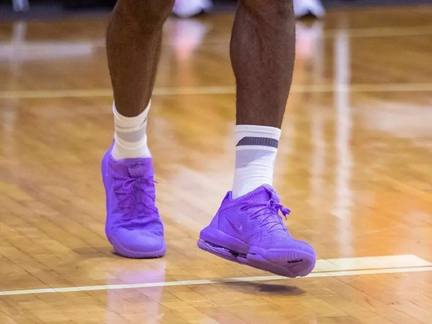 Alternative view of Giày Nike LeBron 16 Low EP 'Atomic Purple' CI2669-500