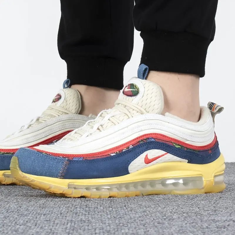Giày Nike Air Max 97 'Coconut Milk Fossil Denim Red' DV1486-162 - Ảnh 6