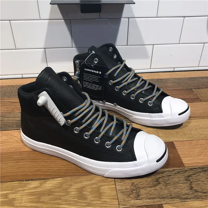 Alternative view of Giày Converse JackPurcell Leather Side Zipper High-Top 162845C