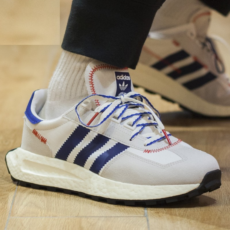 Giày Adidas Retropy E5 'Crystal White Blue' HQ6330 - Ảnh 2