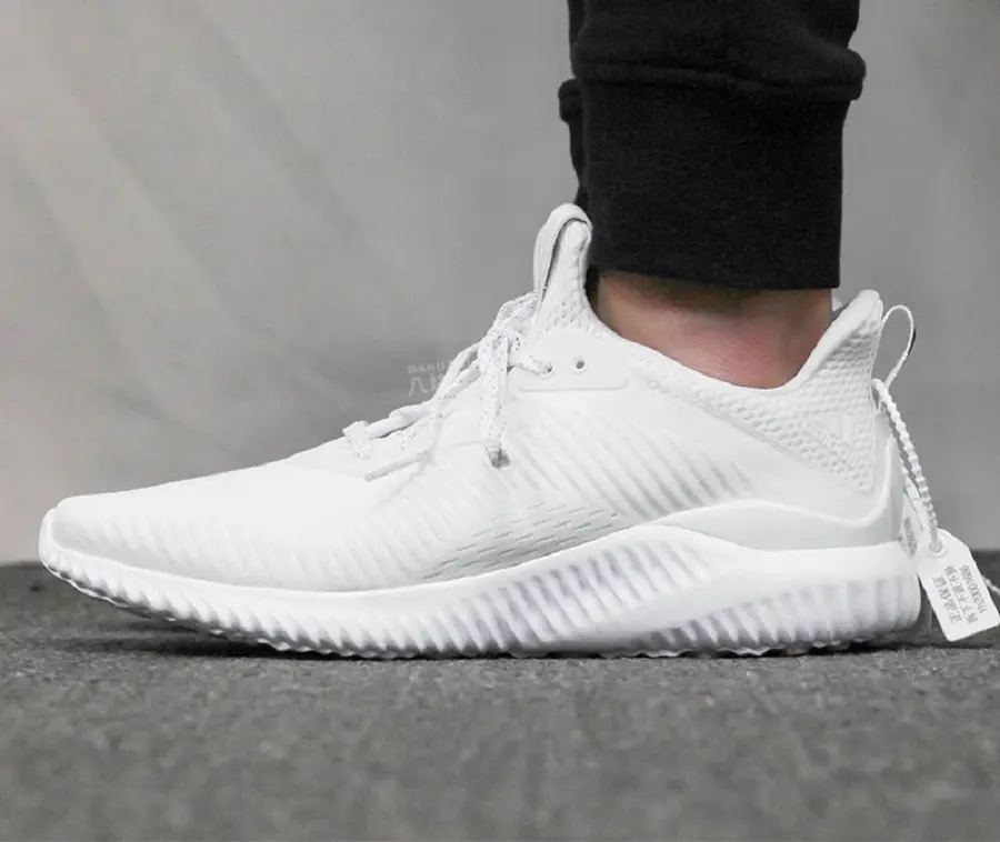 Giày Adidas AlphaBounce 1 'Triple White' FW4686 - Ảnh 3