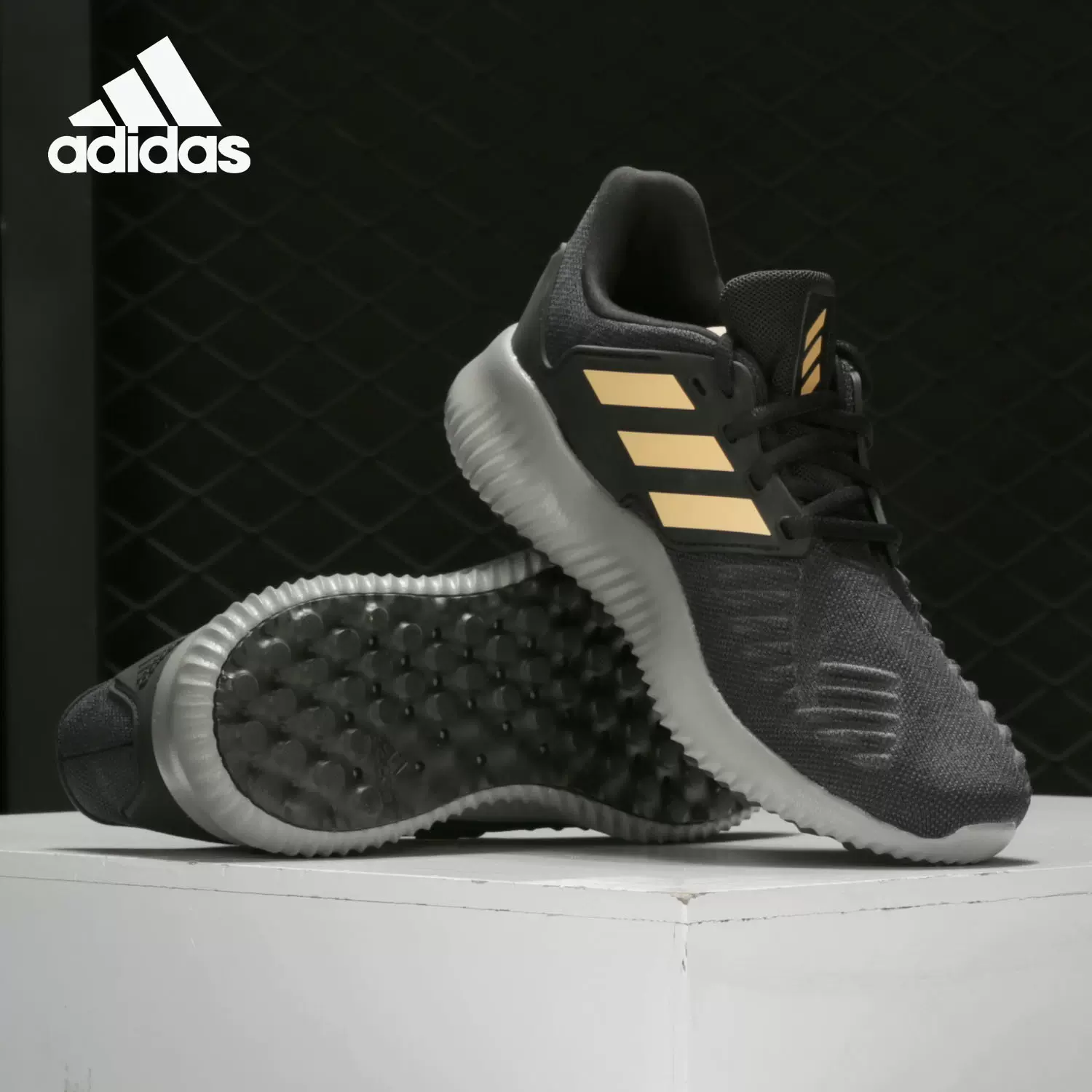 Giày Adidas Alphabounce RC 2 'Core Black Gold' EG6321 - Ảnh 6