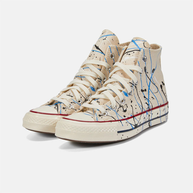 Giày Converse Chuck 70 High 'Paint Splatter Egret' 170802C - Ảnh 3