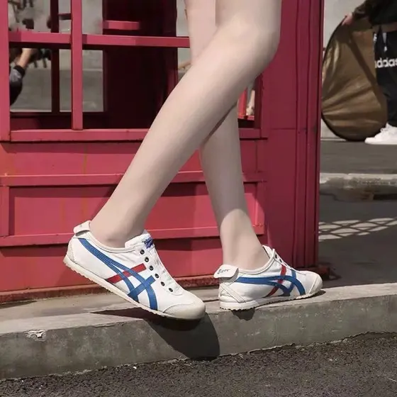 Giày Onitsuka Tiger Mexico 66 'White Blue' DL408-0146 - Ảnh 6