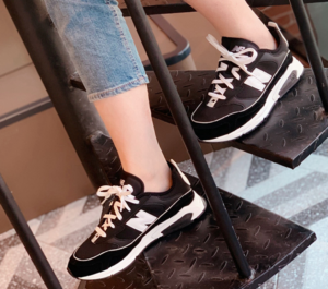 Alternative view of Giày New Balance X-Racer 'Black White' MSXRCSBL