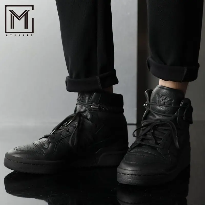 Giày Adidas Y-3 Forum Hi OG 'Triple Black' GZ8795 - Ảnh 5