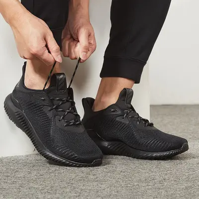 Giày Adidas Alphabounce EM 'Triple Black' CQ0781 - Ảnh 4