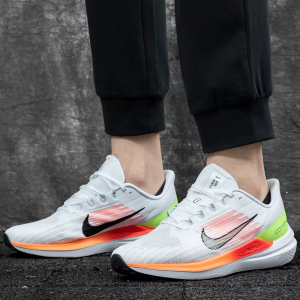 Alternative view of Giày Nike Air Winflo 9 'White Black Total Orange' DD6203-100