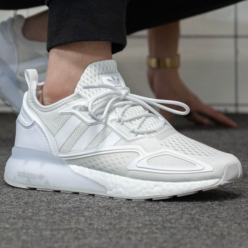 Giày Adidas ZX 2K Boost 'Triple White' GY2688 - Ảnh 3
