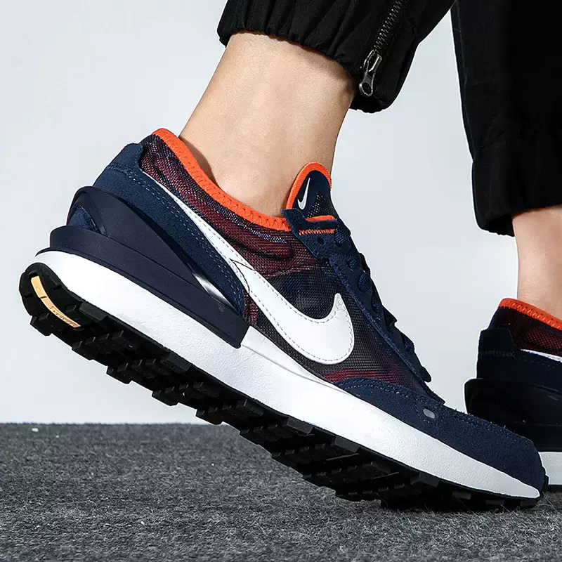 Alternative view of Giày Nike Waffle One 'Navy Orange' DC0481-401