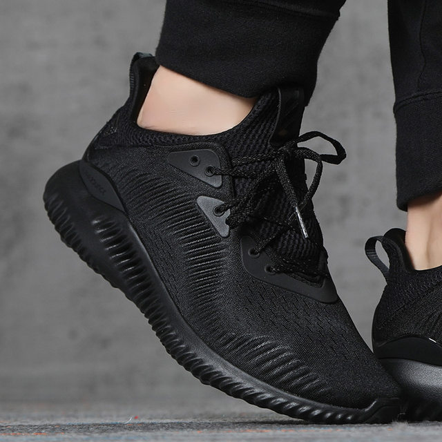 Giày Adidas Alphabounce Plus 'Triple Black' FW4685 - Ảnh 9