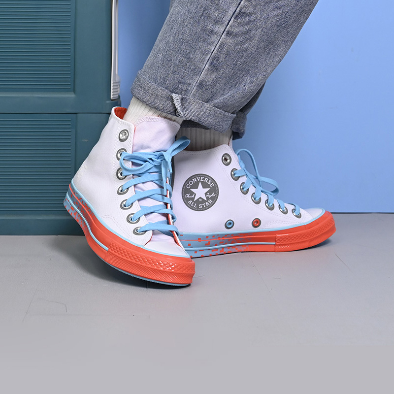 Giày Converse Chuck Taylor All Star 70 High 'Orange Blue' 171934C - Ảnh 3