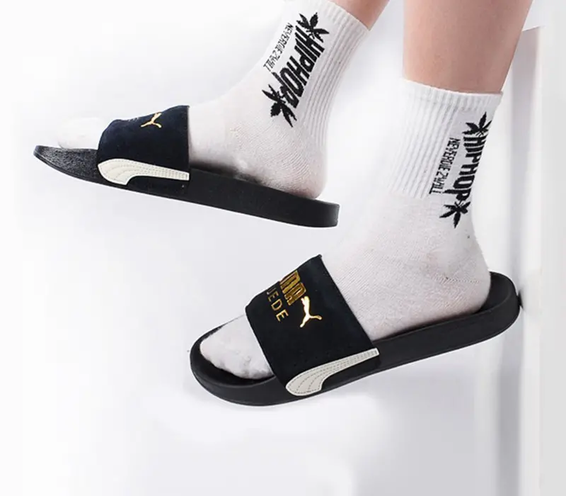 Alternative view of Dép Puma Leadcat FTR Suede Classic Slide 'Black' 372277-01