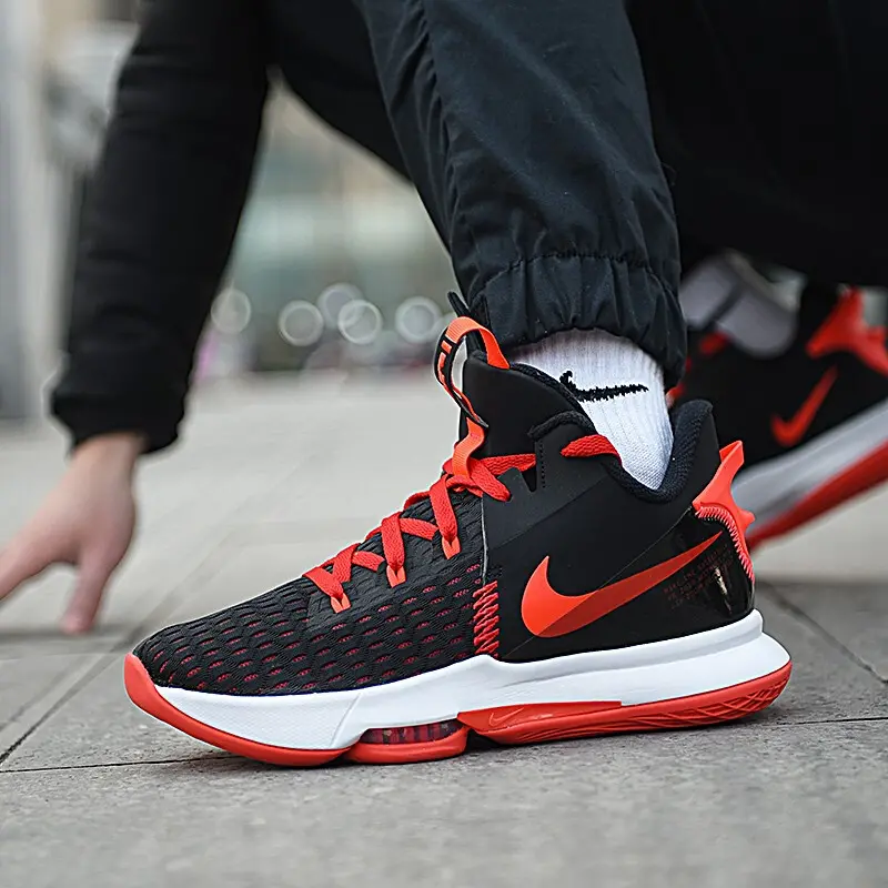 Giày Nike LeBron Witness 5 EP 'Bred' CQ9381-005 - Ảnh 3
