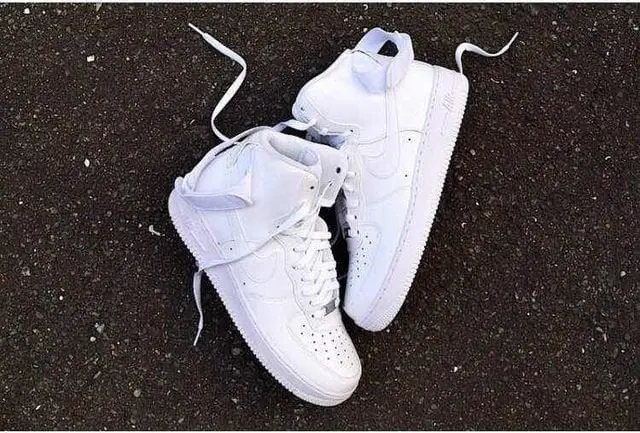 Giày Nike Air Force 1 High GS 'White' 653998-100 - Ảnh 4