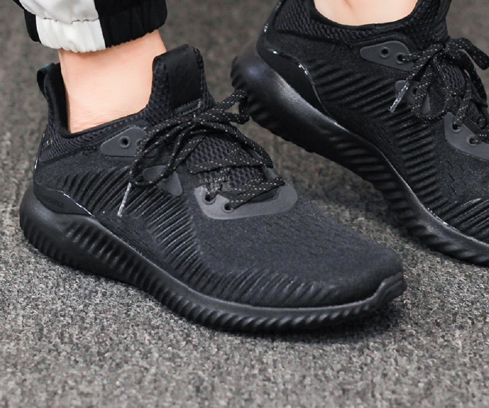 Giày Adidas Alphabounce Plus 'Triple Black' FW4685 - Ảnh 8