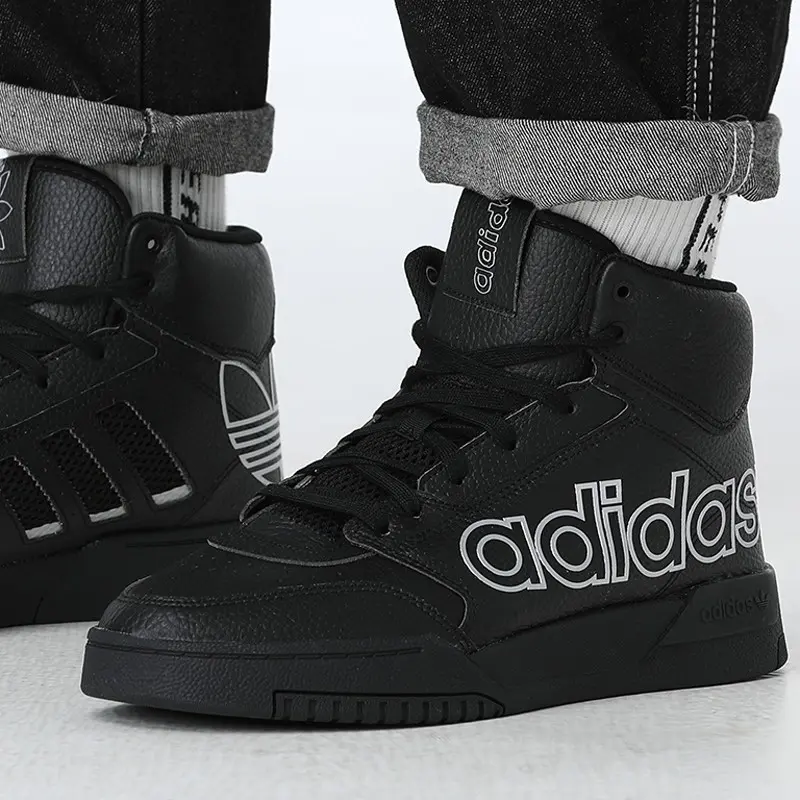 Alternative view of Giày Adidas Originals Drop Step XL 'Black Silver Metallic' FV4873