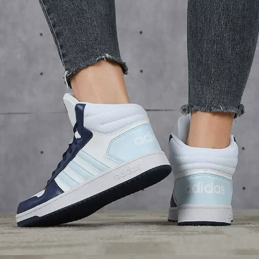 Giày Adidas Neo Hoops 'White Blue' G55055 - Ảnh 5