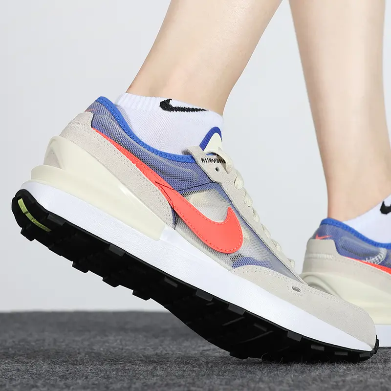 Giày Nike Waffle One GS 'Natural Crimson' DC0481-101 - Ảnh 4