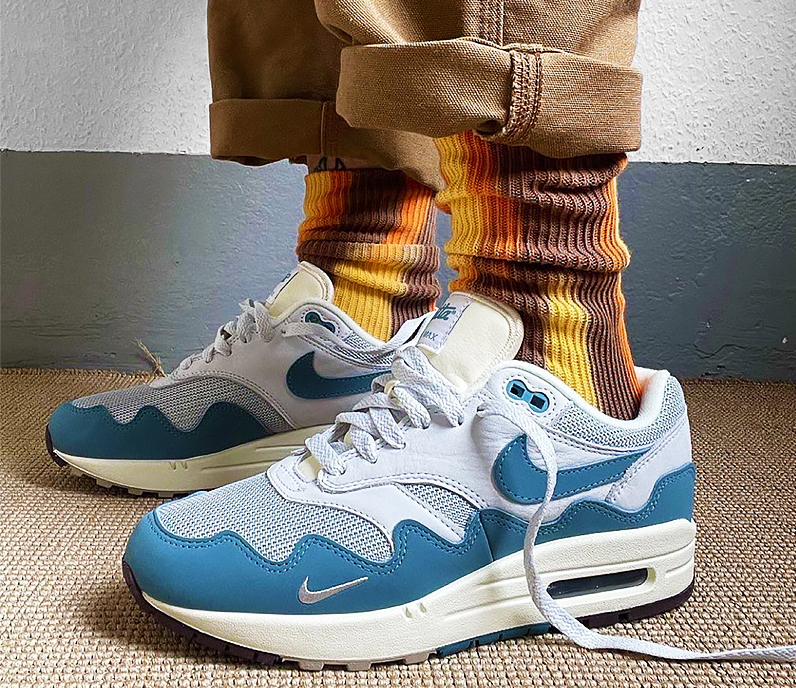 Giày Nike Patta x Air Max 1 'Noise Aqua' DH1348-004 - Ảnh 7