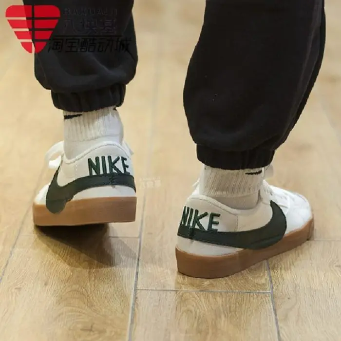 Giày Nike Blazer Low 77 Jumbo WNTR 'Sail Pro Green Gum' DR9865-101 - Ảnh 5