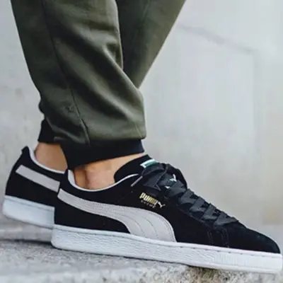 Giày Puma Suede Classic 'Black White' 352634-03 - Ảnh 11
