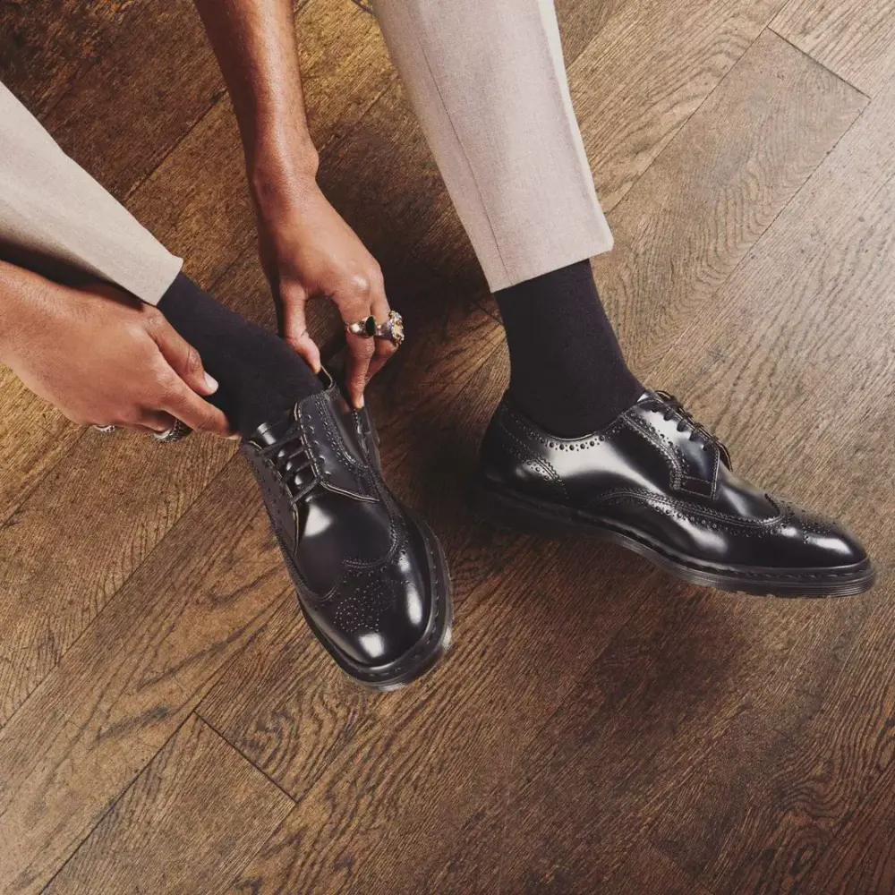 Alternative view of Giày Dr. Martens Kelvin II Smooth Brogue 25026001