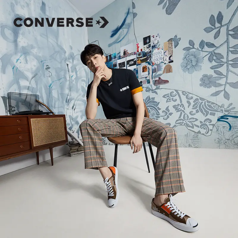 Alternative view of Giày Converse Jack Purcell 'Mix & Match - Brown Orange' 168976C