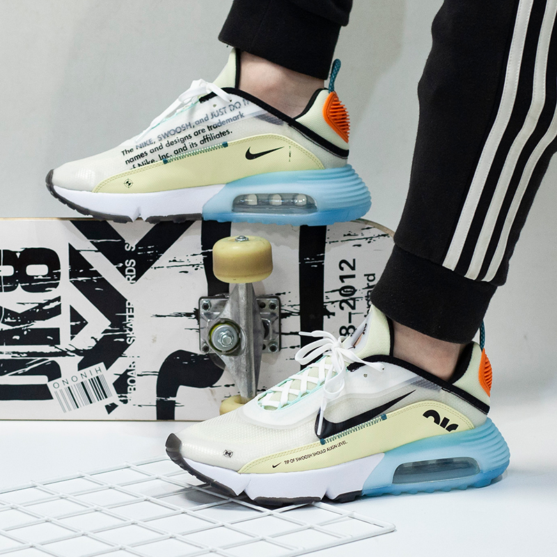 Giày Nike Air Max 2090 'Black Ice Blue Starfish Orange' DM0971-107 - Ảnh 7