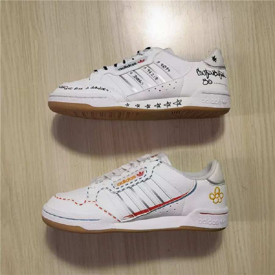 Giày Adidas Continental 80 Stripes 'Embroidered Flower' GZ3044 - Ảnh 3