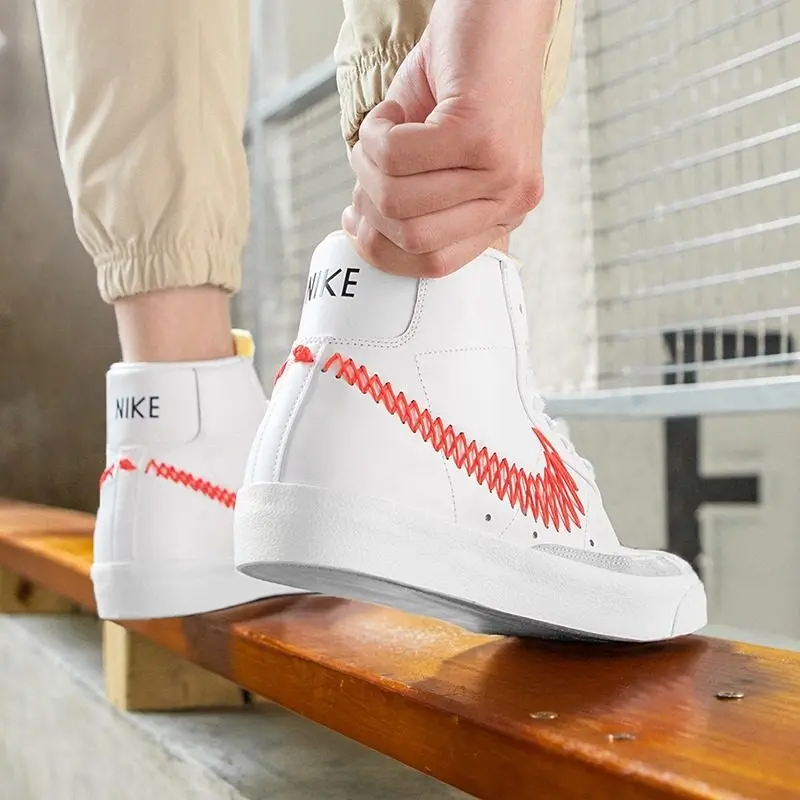 Giày Nike Blazer Mid '77 GS 'Double Zig Zag Stitched Swoosh' DJ2008-161 - Ảnh 7