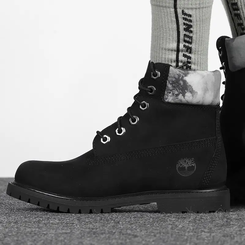 Giày Timberland 6-Inch Premium Waterproof 'Black' A2ESH - Ảnh 4