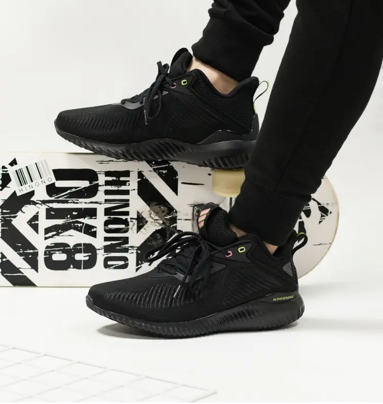 Giày Adidas Alphabounce EK 'Black Acid Yellow' GY5085 - Ảnh 5