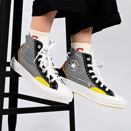 Giày Converse Chuck 70 High 'Black Speed Yellow' 168696C - Ảnh 4