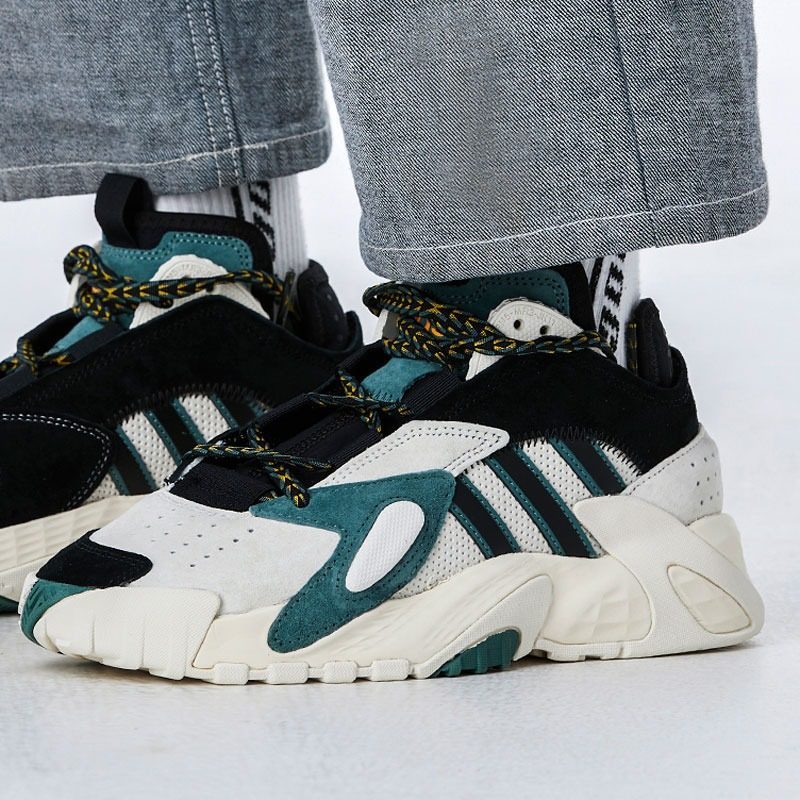 Giày Adidas Originals Streetball J Black White FV5147 - Ảnh 8