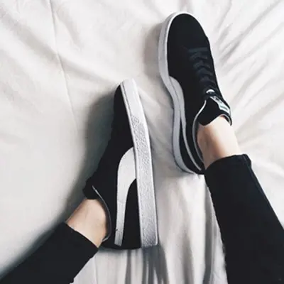 Giày Puma Suede Classic 'Black White' 352634-03 - Ảnh 14